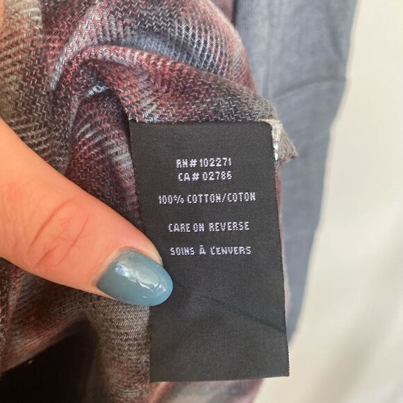 Rogue State Mens Jackets Size Small Red Plaid - Picture 5 of 5